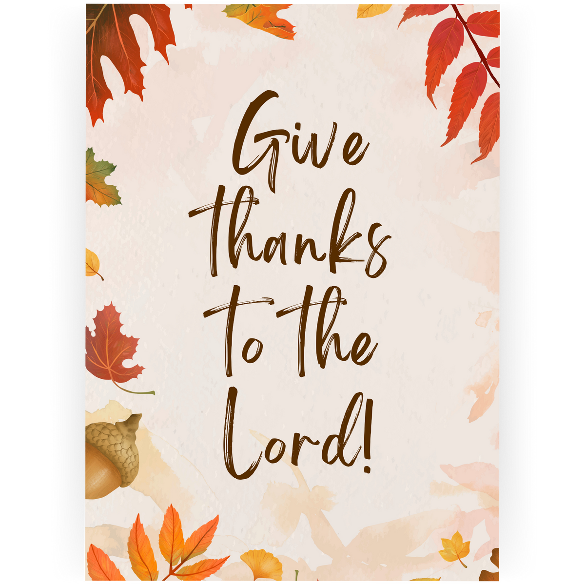 TKG063 - Give Thanks to the Lord Card