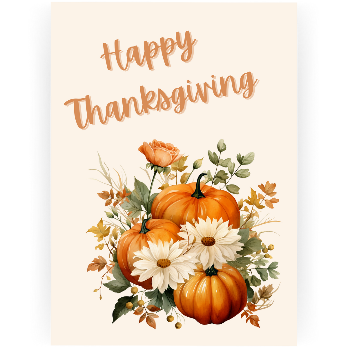 TKG065 - Happy Thanksgiving Pumpkin Bouquet