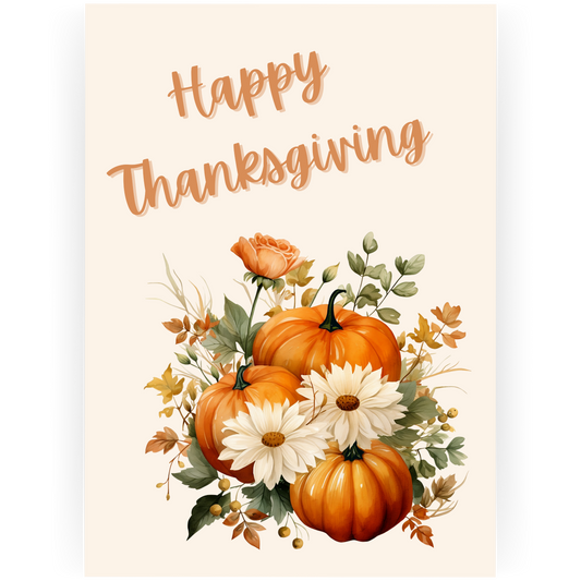 TKG065 - Happy Thanksgiving Pumpkin Bouquet