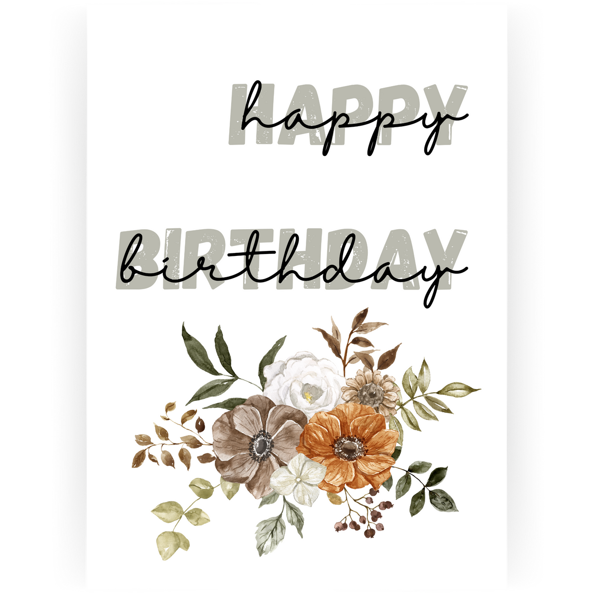 WBD037 - Happy Birthday Bouquet