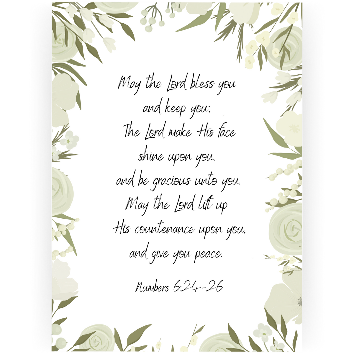 WBD039 - Happy Birthday May the Lord Bless You
