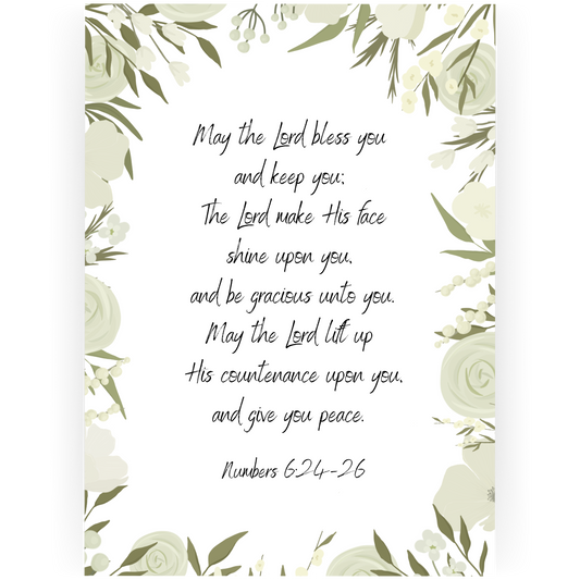 WBD039 - Happy Birthday May the Lord Bless You