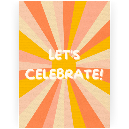 WBD042 - Let's Celebrate Birthday Card