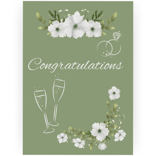 WED056 - Congratulations Wedding Card