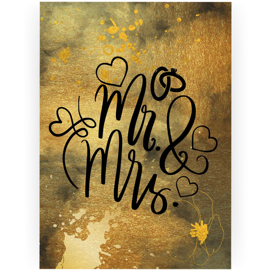 WED090 - Mr & Mrs Wedding