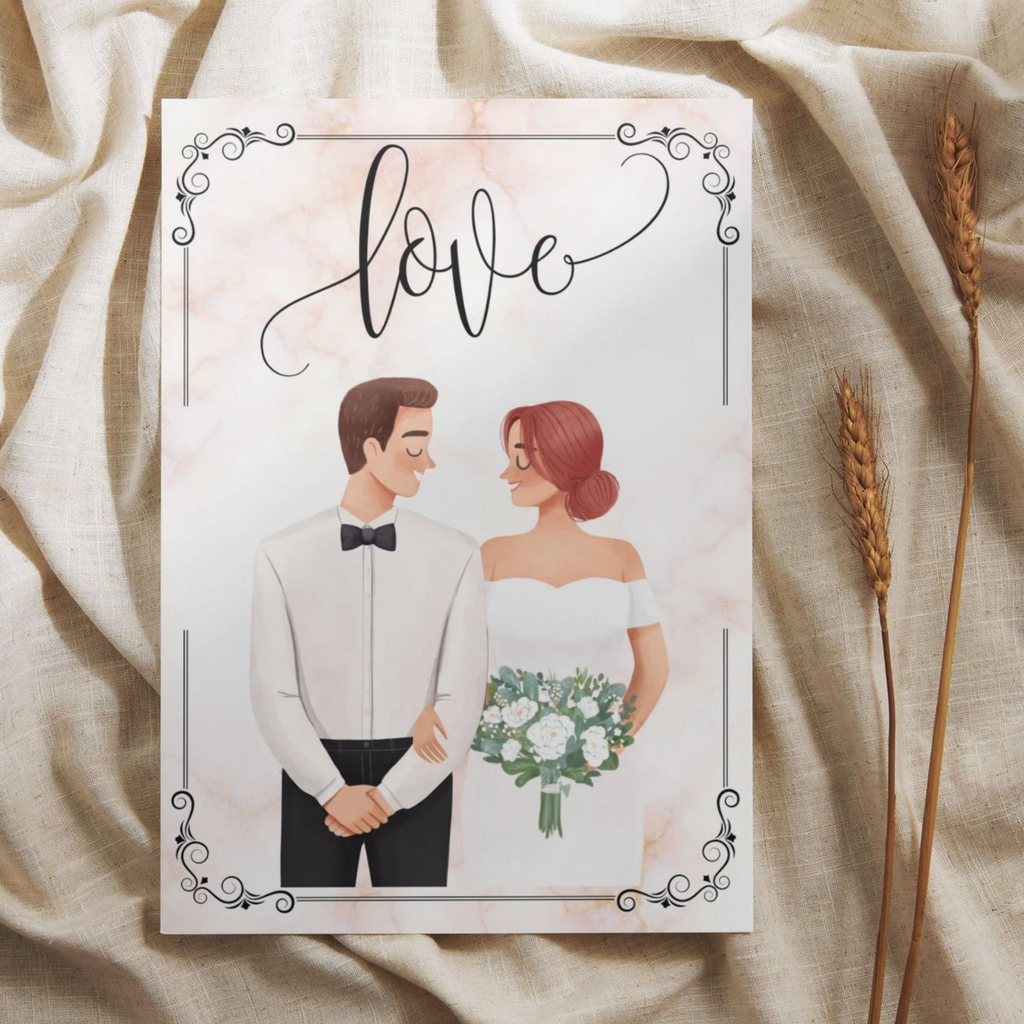 WED091 - Love Wedding Card
