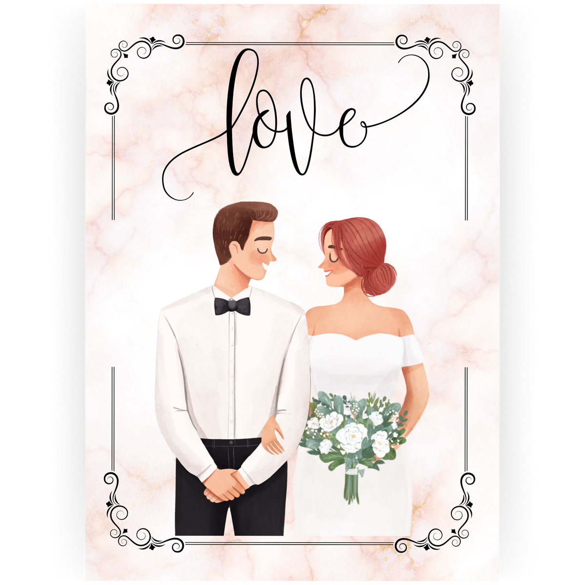 WED091 - Love Wedding Card