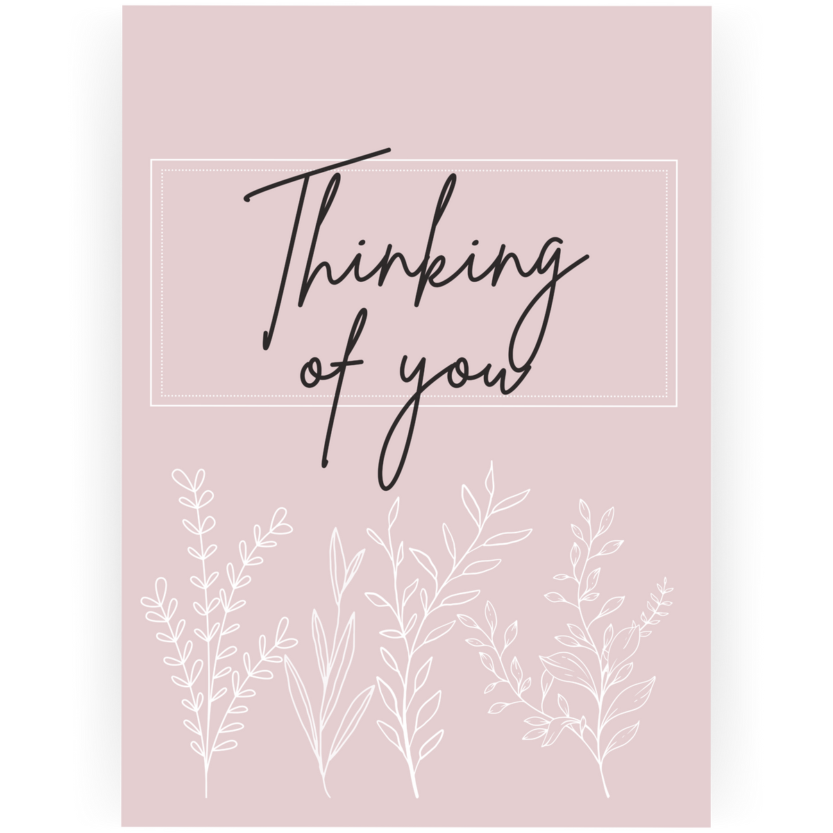 WTOY008 - Pink Thinking of You Card
