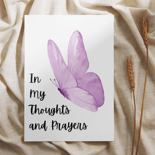 WTOY010 - In My Thoughts and Prayers Card