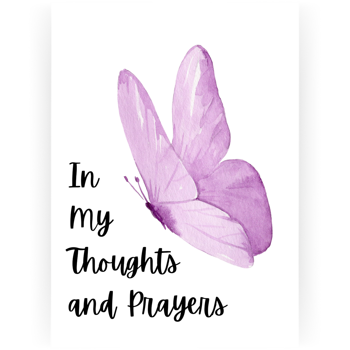 WTOY010 - In My Thoughts and Prayers Card