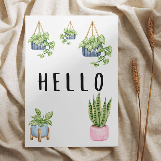 WTOY016 - Hello, Plants Thinking of You Card